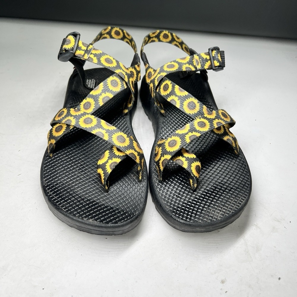 Women's Chaco Z Sandals With Sunflowers Print Size 11